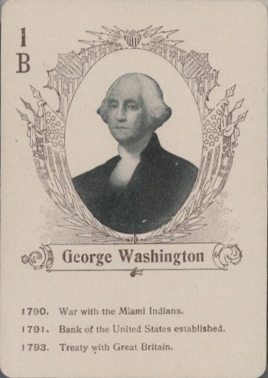 1913 Fireside Game Co 1B George Washington